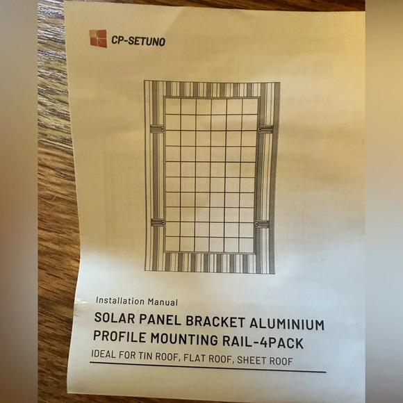 🆕 Aluminium Rooftop Solar Panel Mounting Bracket - Picture 4 of 8